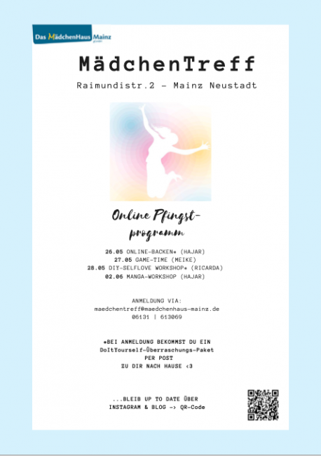Pfingstferienprogramm 