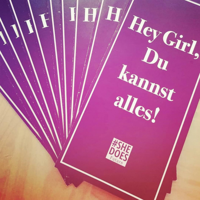 Flyer Hey Girl, du kannst alles!